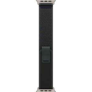 Obrázok pre výrobcu Apple Watch 49mm Black Trail Loop - M/L - Natural Titanium Finish